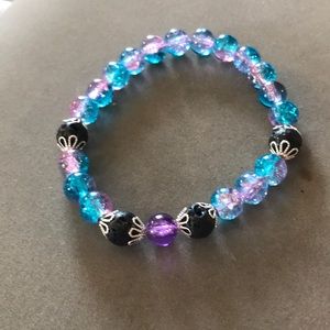 Handmade Aromatherapy bracelet w Lava Stones